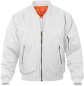 Men's Bomber Jacket Casual Fall Winter Military Jacket and Coats Outwear