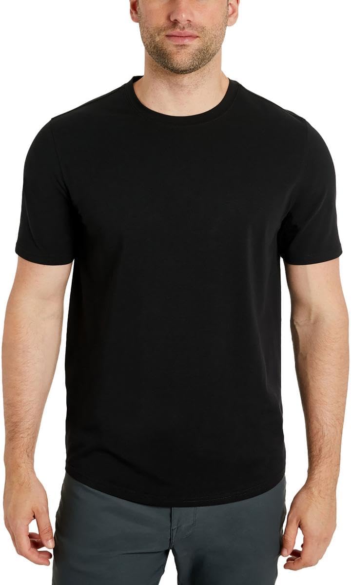 Men's Basic Athletic Crew Neck T-Shirt