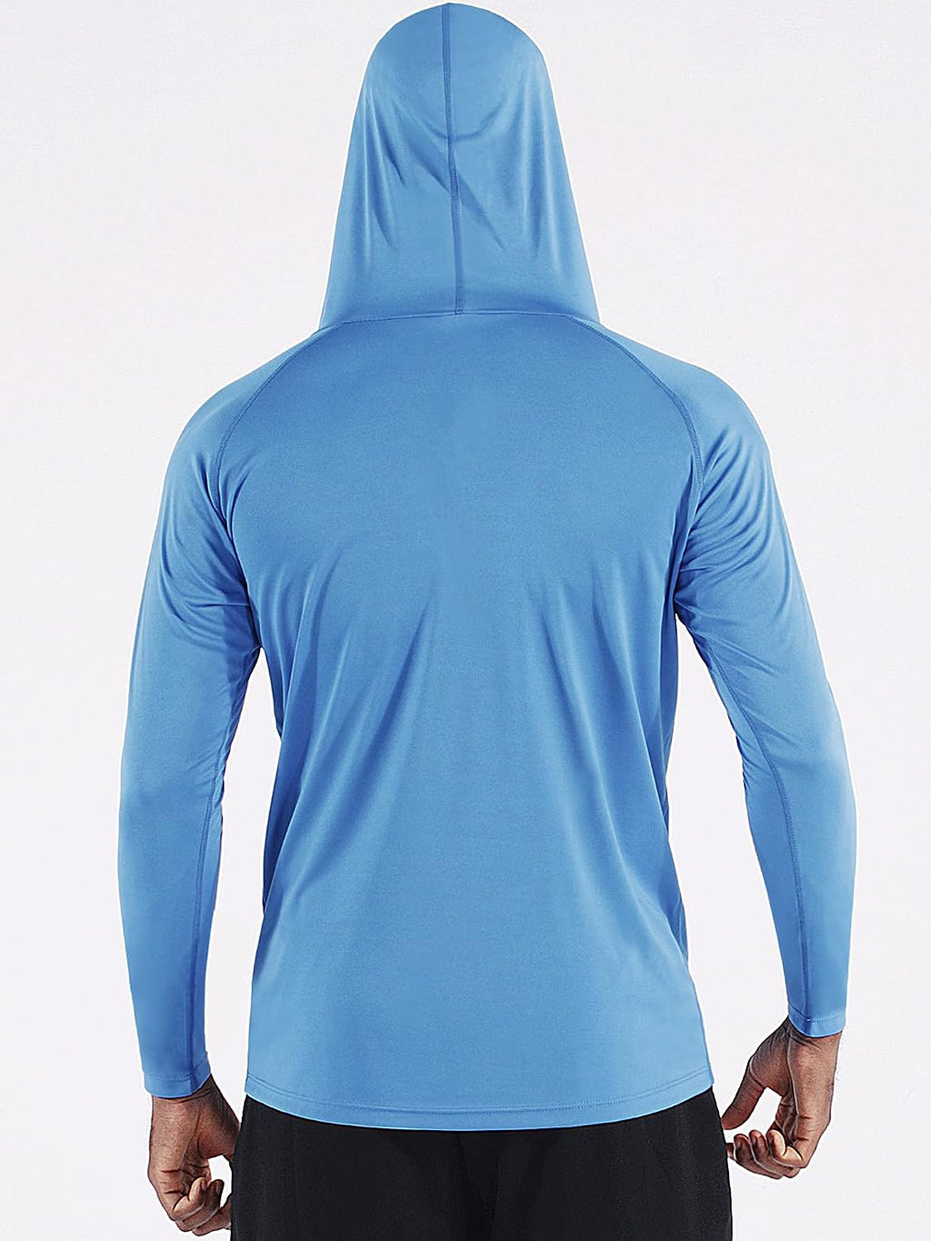 Men's Workout Long Sleeve Fishing Shirts UPF 50+ Sun Protection Dry Fit Hoodies