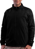 Windbreaker Jacket for Men - 19 Hidden Pockets - Lightweight Water Repellent Coat for Travel & More