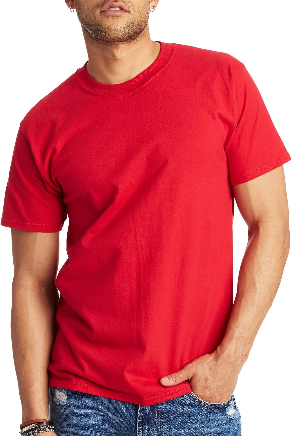 Men's T-Shirt – Heavyweight pure cotton; 1-pack or 2-pack