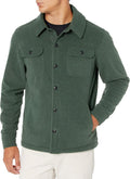 Men's Long-Sleeve Polar Fleece Shirt Jacket