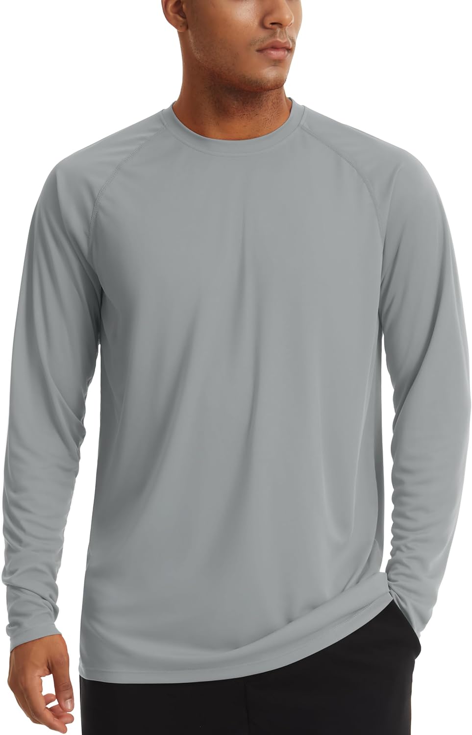 Men's Sun Shirt UPF 50+ Long Sleeve UV Protection Lightweight Rash Swim Shirt Quick Dry Fishing T-Shirt