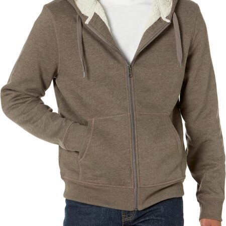 Hoodie For Men, -Lined Full-Zip Fleece Sweatshirt